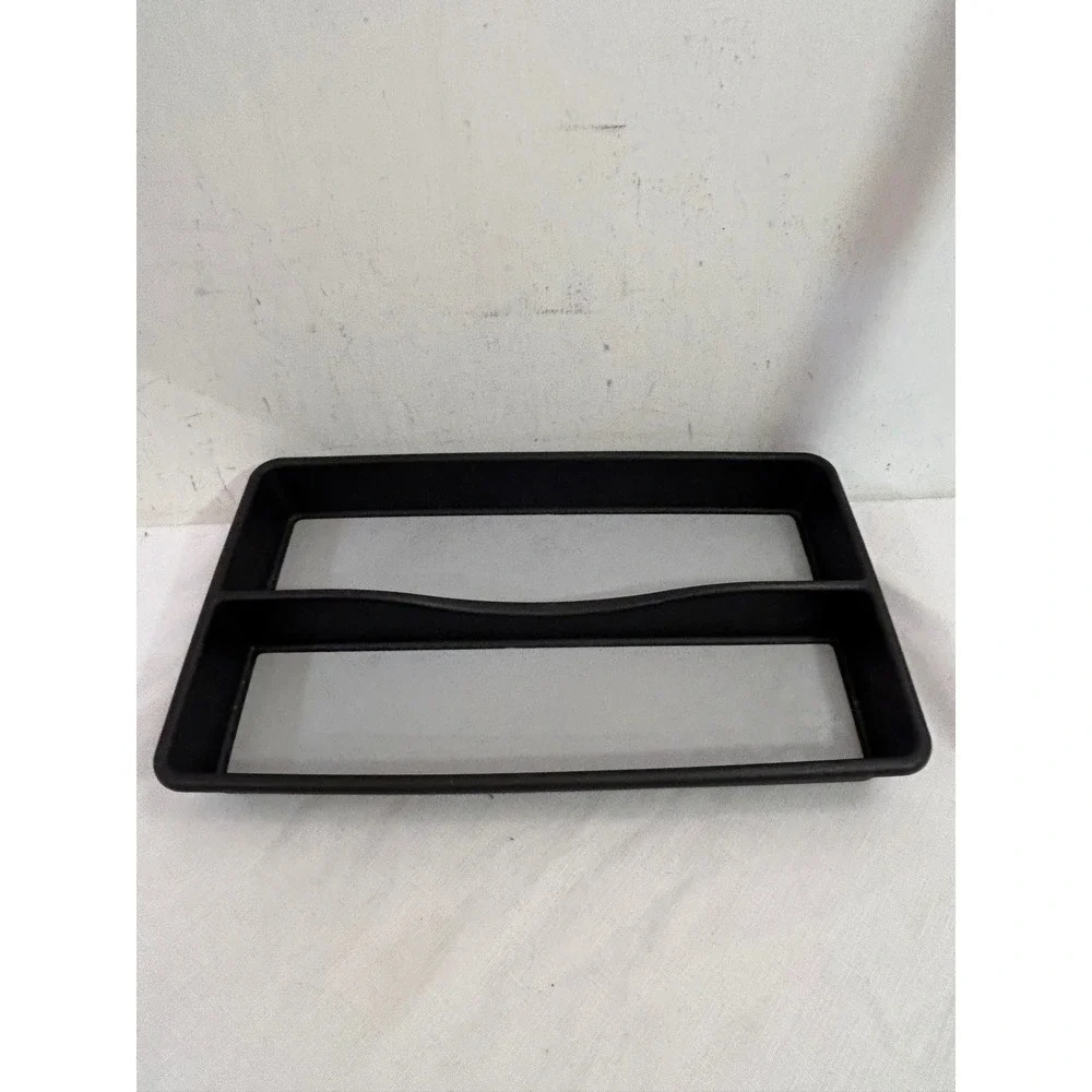 Rubbermaid Gadget Tray 15x9 Black No Slip 2-Compartment Drawer Organizer Unisex